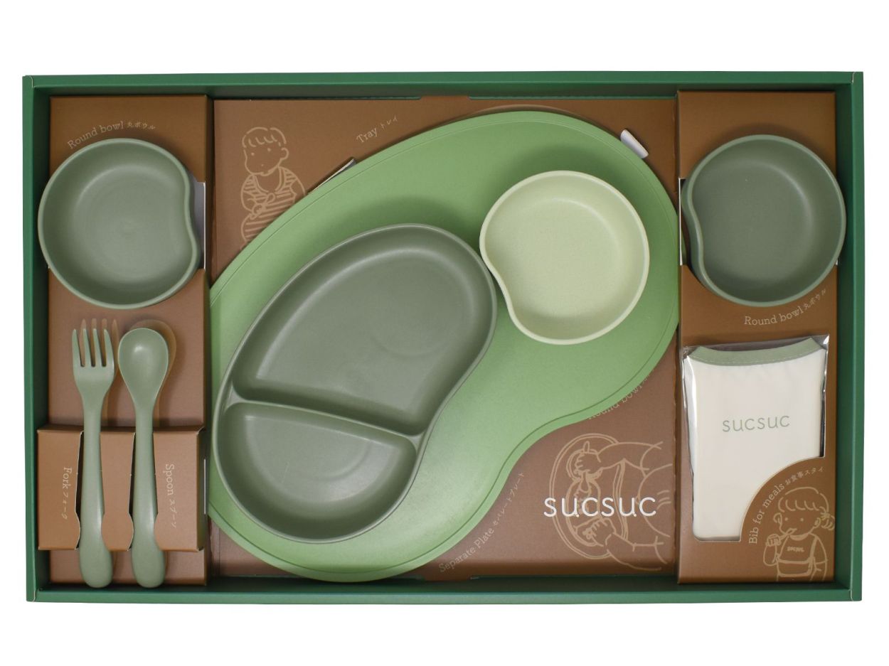 sucsuc 食器 ギフトセット 7picsセット 子ども 子供用 日本製 食器 一式 器 仕切り皿...