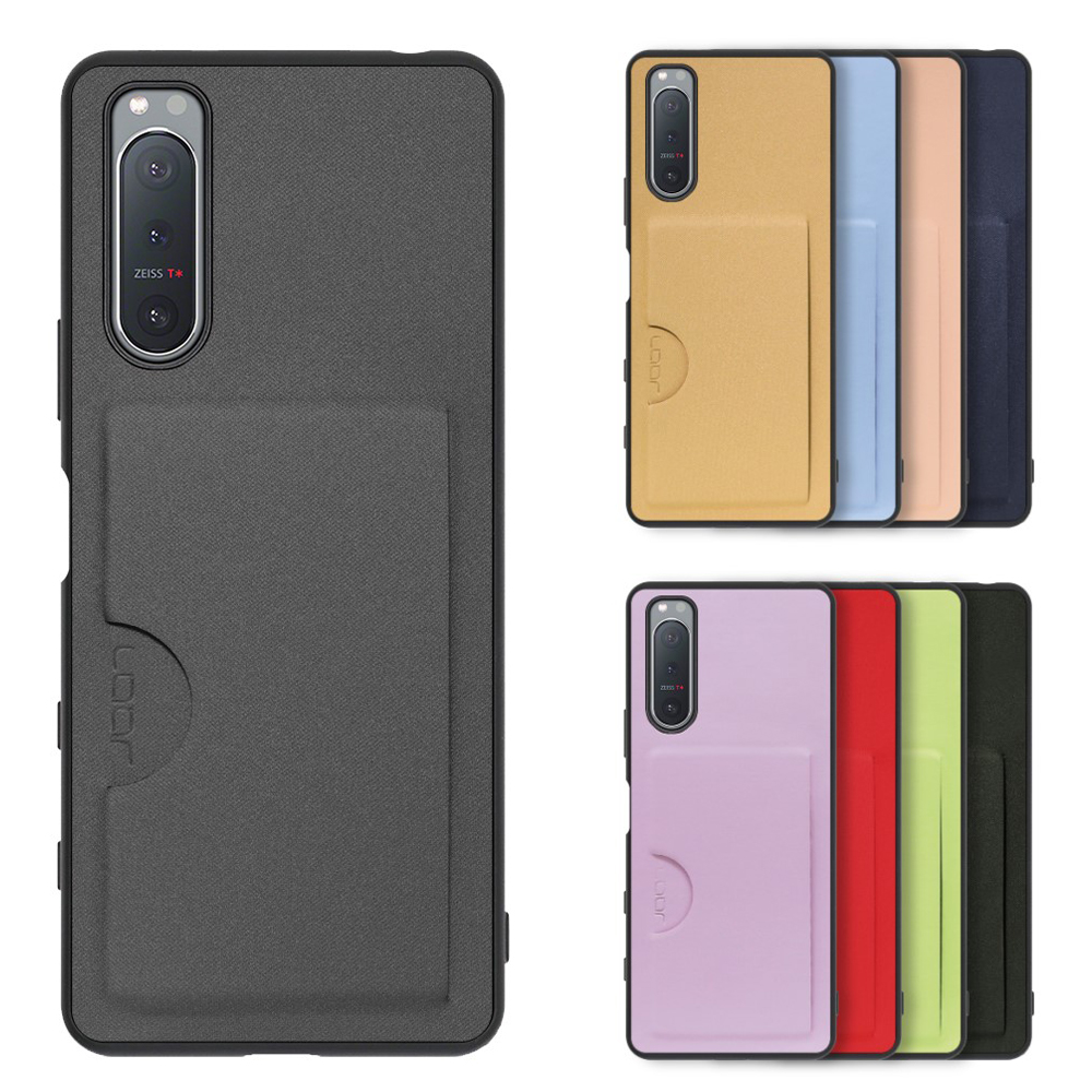 Xperia 10 VII VI 5V 10V 1V  5IV 10IV 1IV PRO-I 1 5 10 V III Lite 1 5 II 背面ケース カード収納 ポケット スマホケース エクスペリア ケース カバー | LooCo | 07