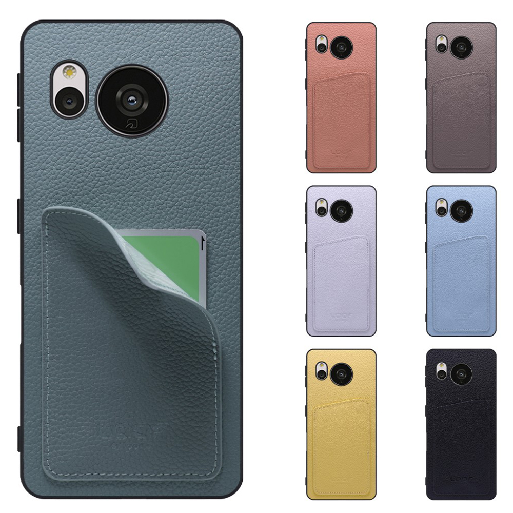 LooCo INVISIBLE CARD CASE-SHELL AQUOS R10 R9 wish 5 4 R8 sense7