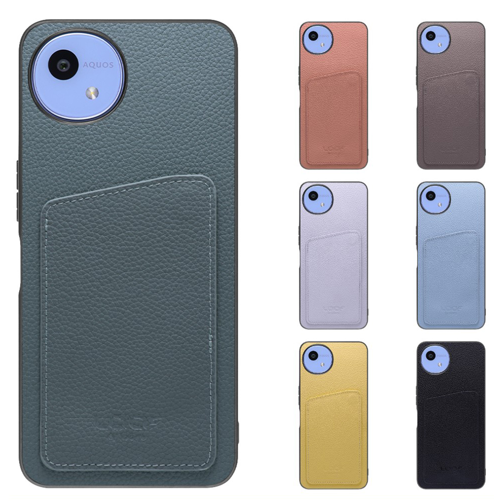 LooCo INVISIBLE CARD CASE-SHELL AQUOS R10 R9 wish 5 4 R8 sense7