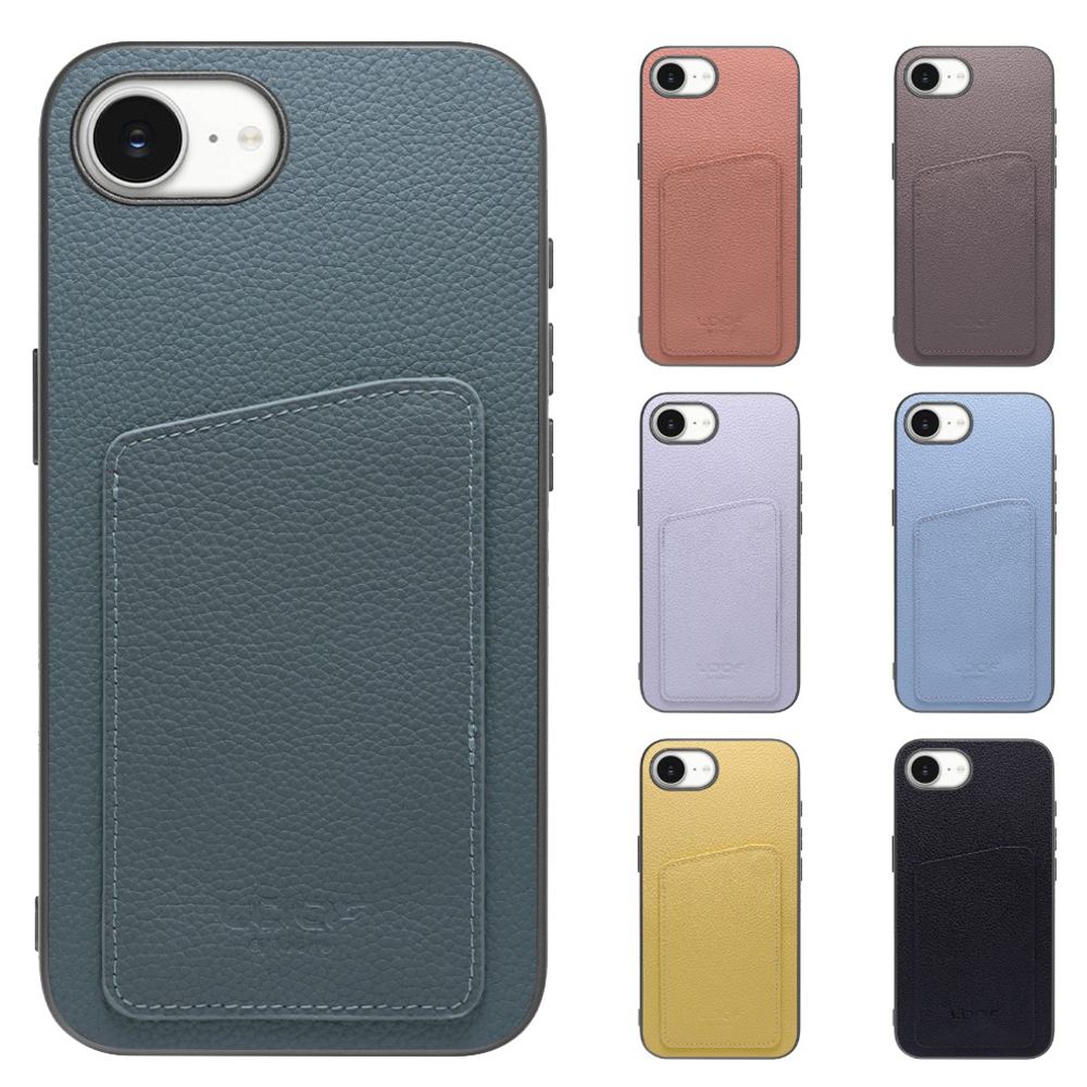 LooCo INVISIBLE CARD CASE-SHELL iPhone 17e 17 Air 16e 16 15 14 Pro