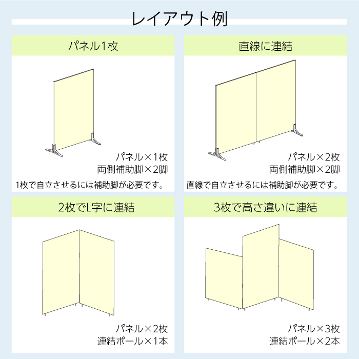 法人限定 パーテーション 送料無料 幅1200×奥行1105mm 布張り