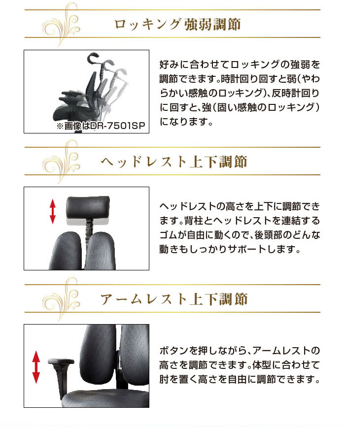 soldout オフィスチェア デュオレスト DUOREST 腰痛 対策 ヘッドレスト 