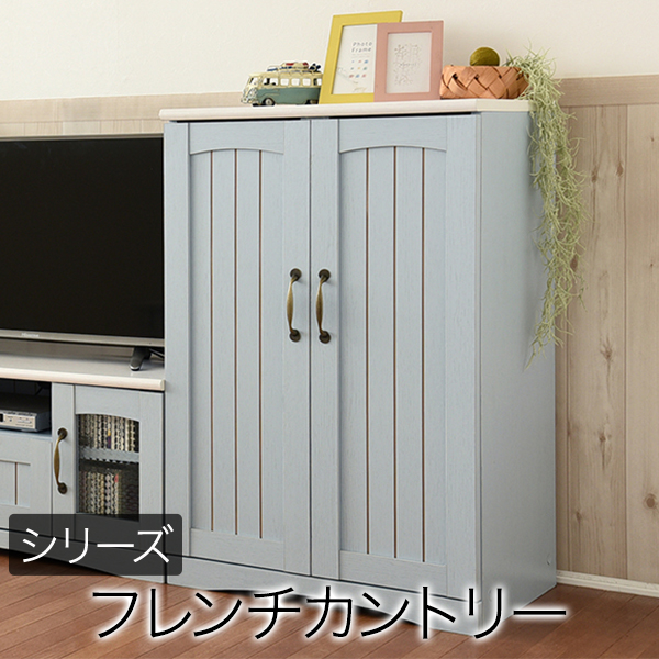 JK-PLAN フレンチカントリー家具 キャビネット 幅60.5 奥行40.5