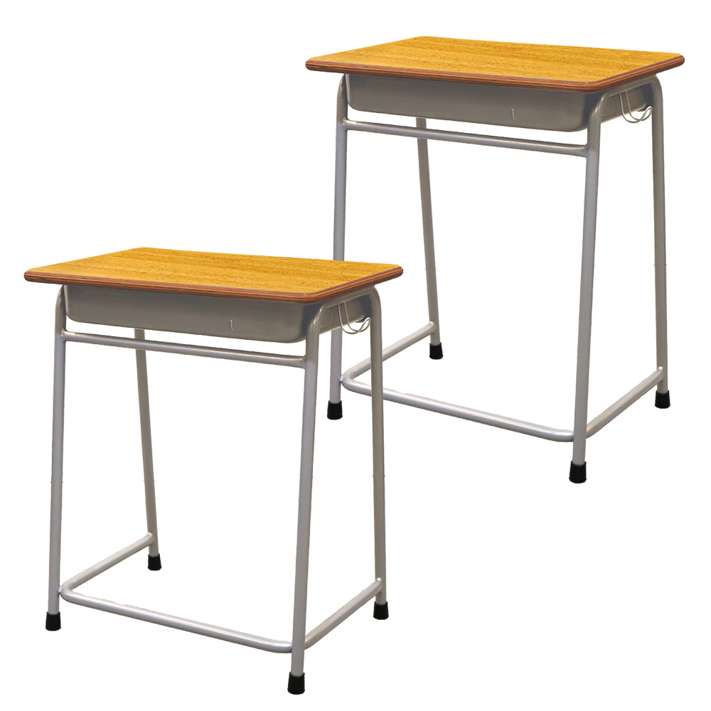 LOOKIT（ルキット） 学校机 2台 セット 幅60cm 旧JIS規格 学習机 勉強 
