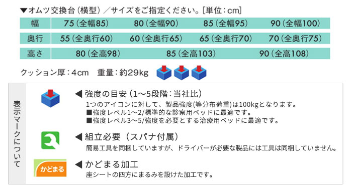 法人限定 おむつ交換台 TB-721-02 おむつ替え台 日本製 送料無料 : 7