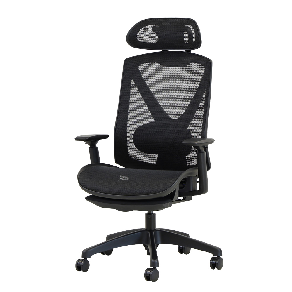 法人送料無料  ワークチェア オフィスチェア 疲れにくい デスクチェア メッシュ ハイバック 椅子 おしゃれ 腰痛対策 リクライニング ダイナミクスフィット DF-1H｜lookit｜06