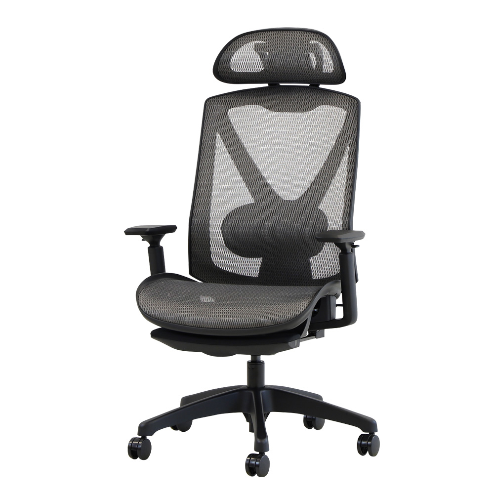 法人送料無料  ワークチェア オフィスチェア 疲れにくい デスクチェア メッシュ ハイバック 椅子 おしゃれ 腰痛対策 リクライニング ダイナミクスフィット DF-1H｜lookit｜02