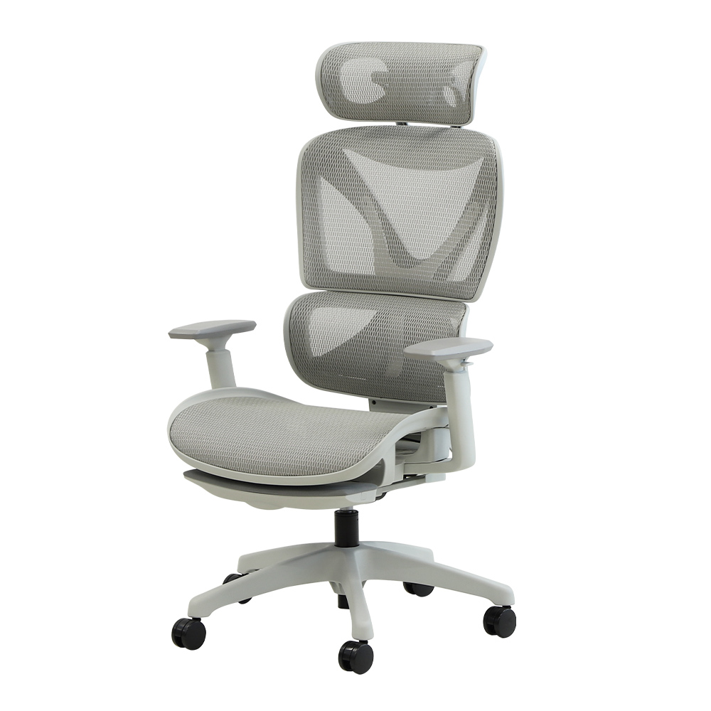公式正規販売店 ゲーミングチェア メッシュ パソコンチェア デスクチェア おしゃれ オフィスチェア リクライニング 椅子 オットマン 高級 腰痛 ランバーサポート イス DX-1H-GYG