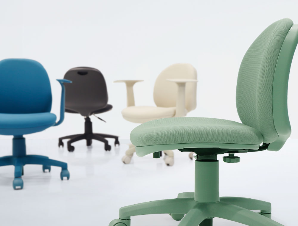 ワンカラー デスクチェア 商品画像