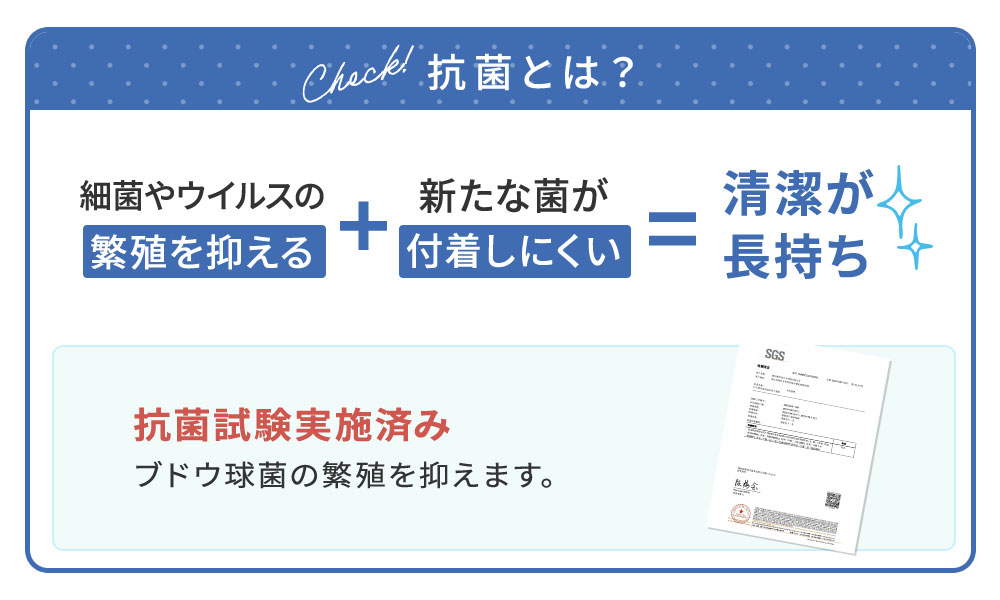 抗菌試験合格