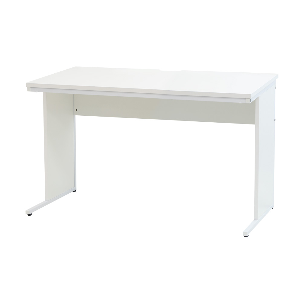 ホワイト オフィスデスク シンプル LOOKIT オフィスデスク 幅120cm 奥行70cm 1200×700 ワークデスク