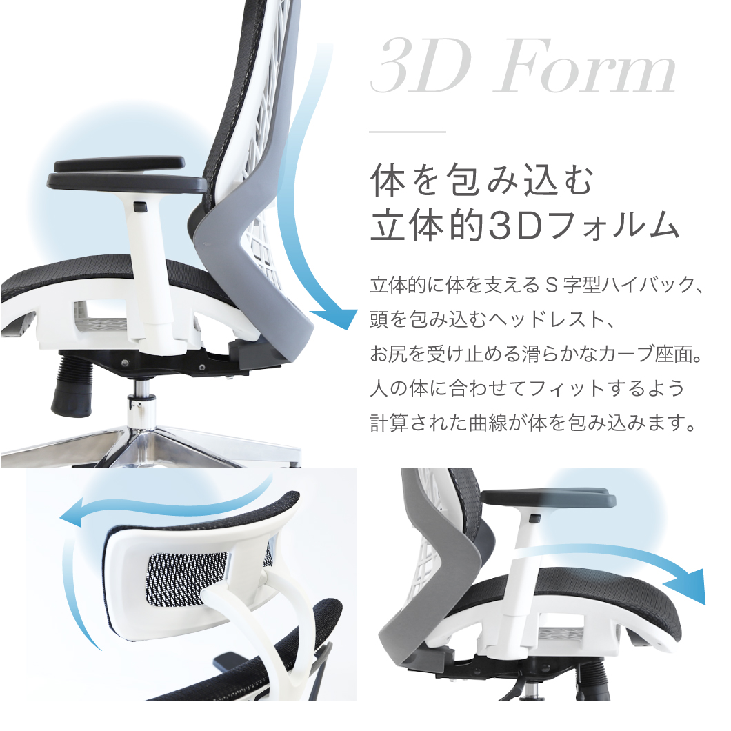 立体的3Dフォルム