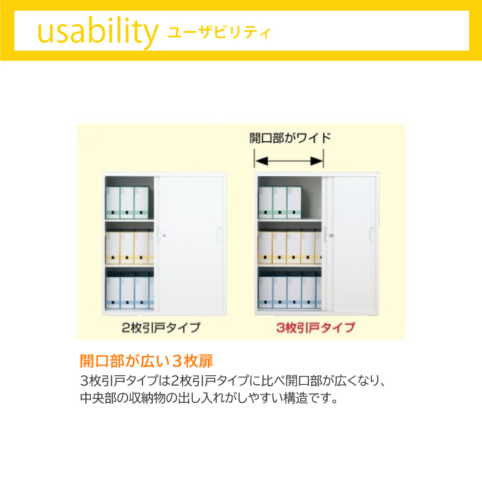 引戸書庫 事業所 学校 職員室 事務室 A4 収納 キャビネット オフィス