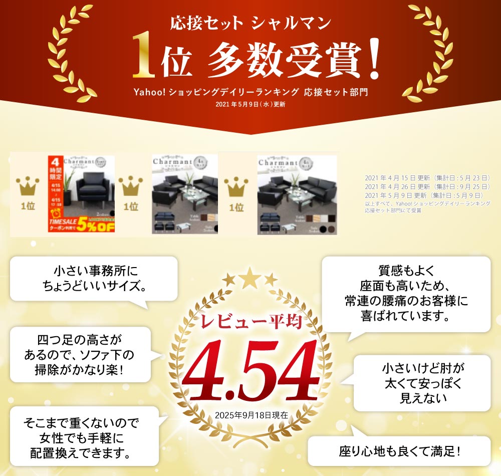 シャルマン レビュー紹介