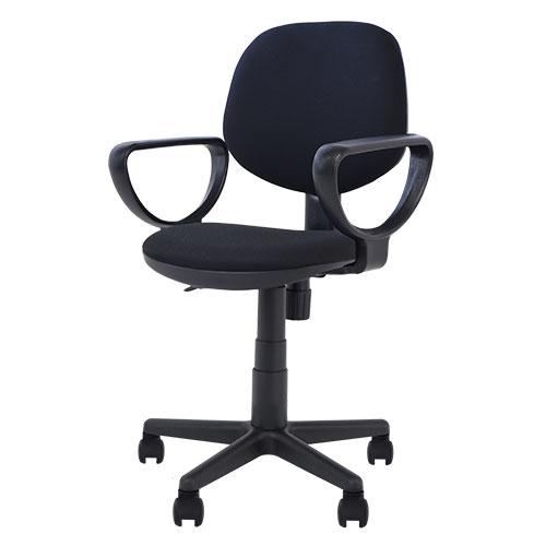 オフィスチェア デスクチェア パソコンチェア 椅子 コンパクト 軽い PCチェア 布張り 座面昇降 肘付き ロッキング キャスター 学習椅子 ワークチェア WLT-2AR｜lookit｜02
