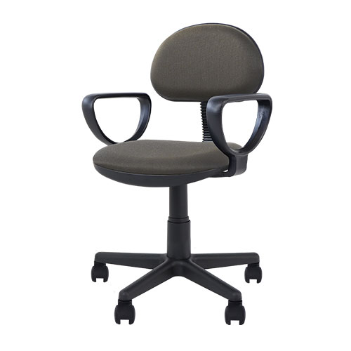 オフィスチェア コンパクト 軽量 デスクチェア 肘つき キャスター付き 学習椅子 送料無料 WPA-1AR｜lookit｜05