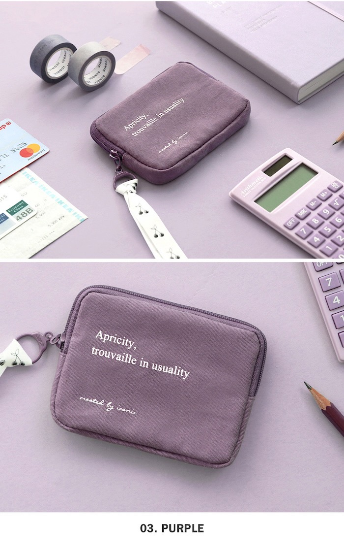 ICONIC ICONIC Cottony Card Holder カードケース ミニ財布 ポーチ