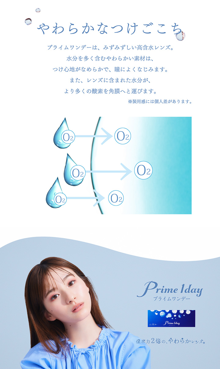 プライムワンデー,ワンデー コンタクト