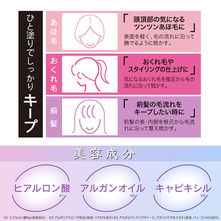 まとめ髪ポイントフィクサー クイックリペアブラシ QUICK REPAIR BRUSH