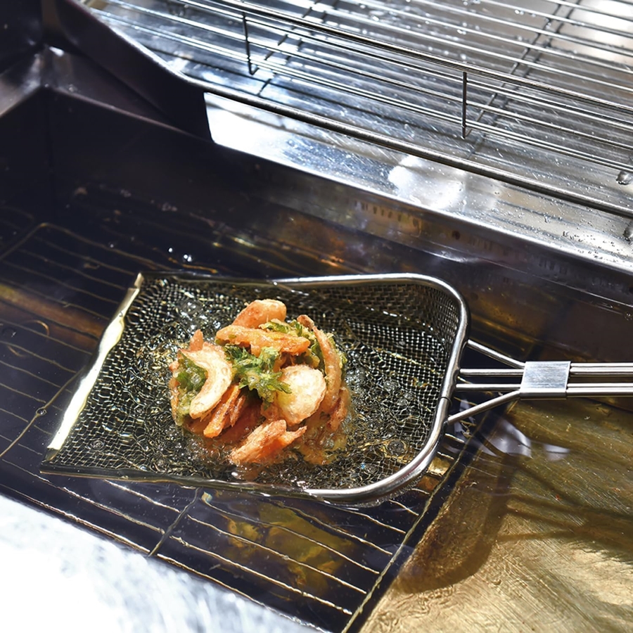 Three Snow（スリースノー） TS ステンレス プロ角フライヤー 中 細目