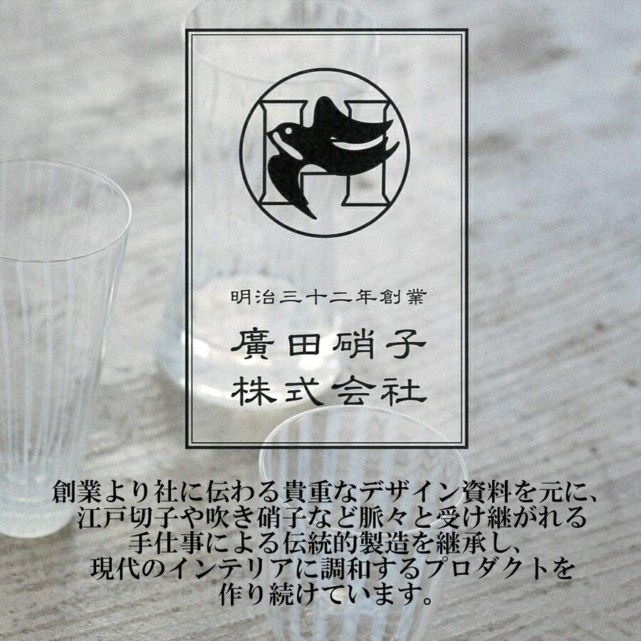廣田硝子 吹雪 ガラス製 二合徳利 No.344 6ヶ入 QNG-01 : Loop Leaf
