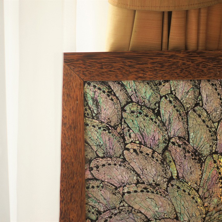 アートパネル アジアン アートフレーム 額縁 おしゃれ 木製