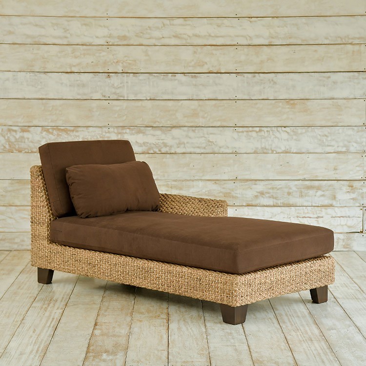 受注生産品 ウォーターヒヤシンス デイベッドソファー マホガニー