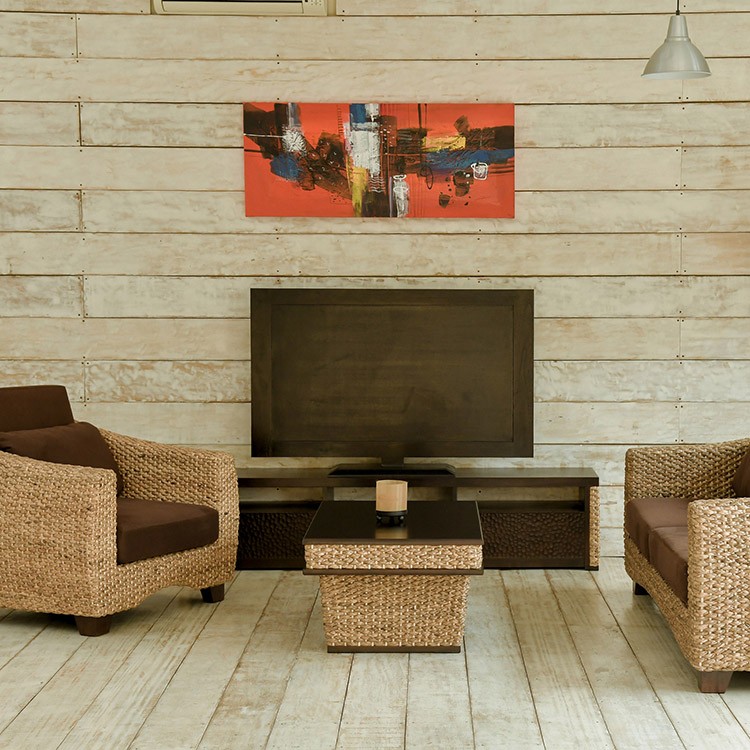 アジアン家具 テレビ台 ローボード 木製 完成品 おしゃれ 幅180cm 完成
