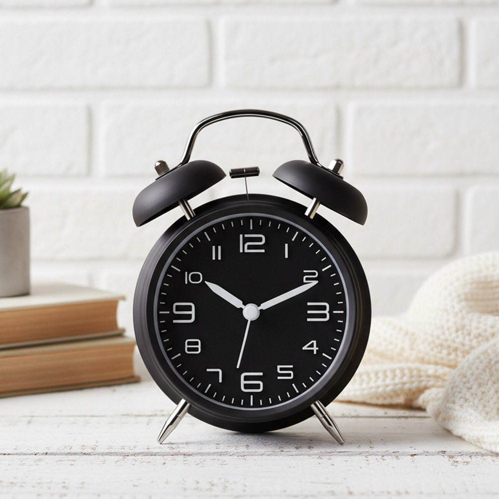 目覚まし時計 起きれる 子供 おしゃれ 大音量 置時計 アナログ 北欧
