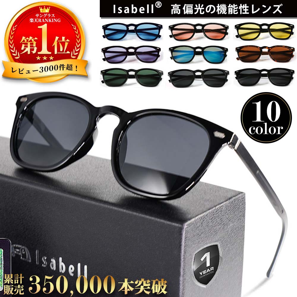 サングラス メンズ 偏光 調光 偏光サングラス 軽量 レディース  UVカット スポーツ スポーツサングラス ドライブ 釣り 運転 Isabell(R)公式 |  | 09