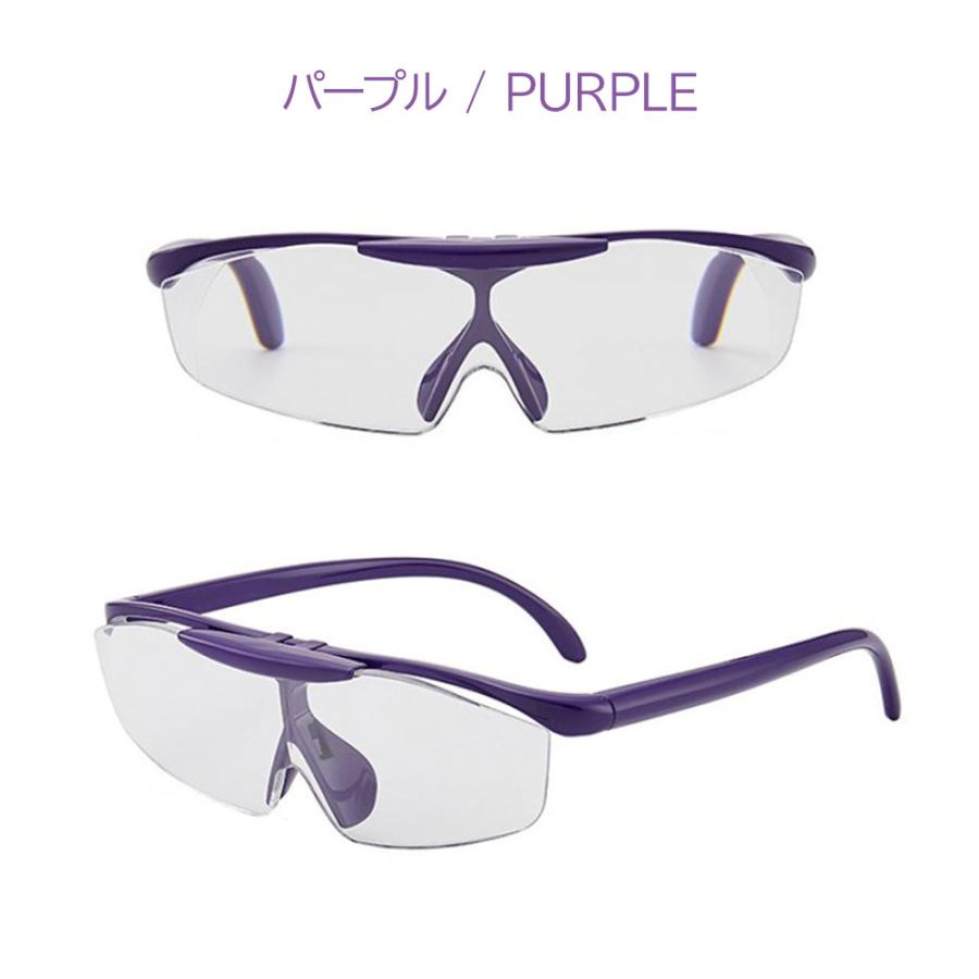 拡大鏡 ルーペ おしゃれ メガネ メガネ型ルーペ メガネ型拡大ルーペ 1.6倍 眼鏡型 眼鏡型ルーペ 読書用 跳ね上げ式 ケース付き  :u1908c-058:LoreLife - 通販 - Yahoo!ショッピング