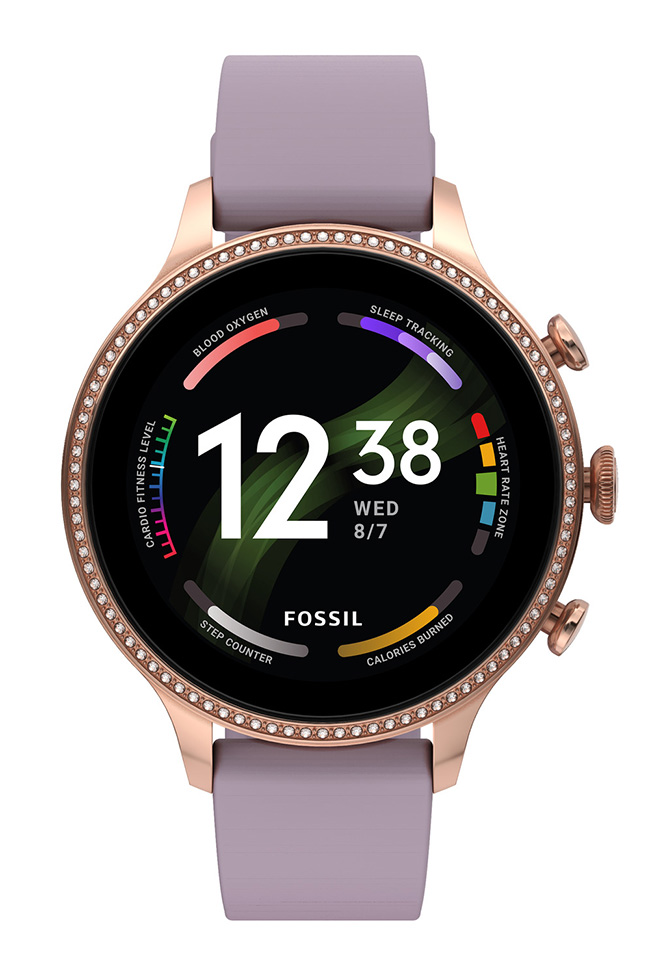 フォッシル ジェネレーション6 FTW6080 スマートウォッチ パープル 腕時計 FOSSIL GEN 6 42mm ジェネレーション6 日本語対応  [Wear OS by Google]
