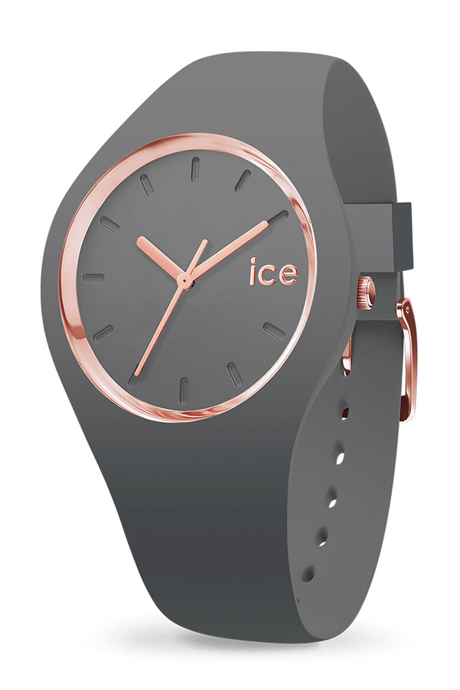 ICE WATCH アイスウォッチ 腕時計 アイスグラムカラー 40mm ミディアム グレー メンズ レディース シリコン 015336