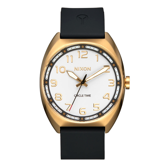 ニクソン マレット A13651809-00 ライトゴールド/ホワイト メンズ レディース 腕時計 NIXON Time Teller-1 あすつく