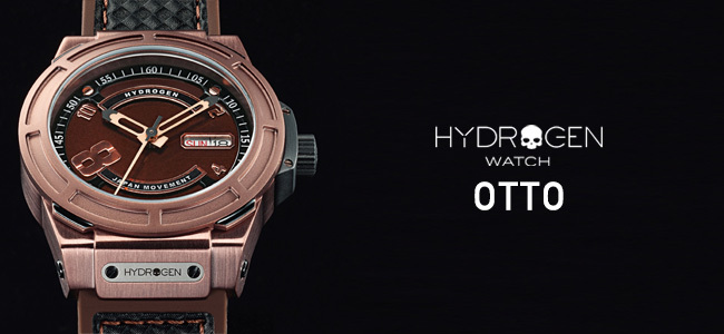 ハイドロゲン オットー HW224004 ブラウン/ブラック メンズ 腕時計