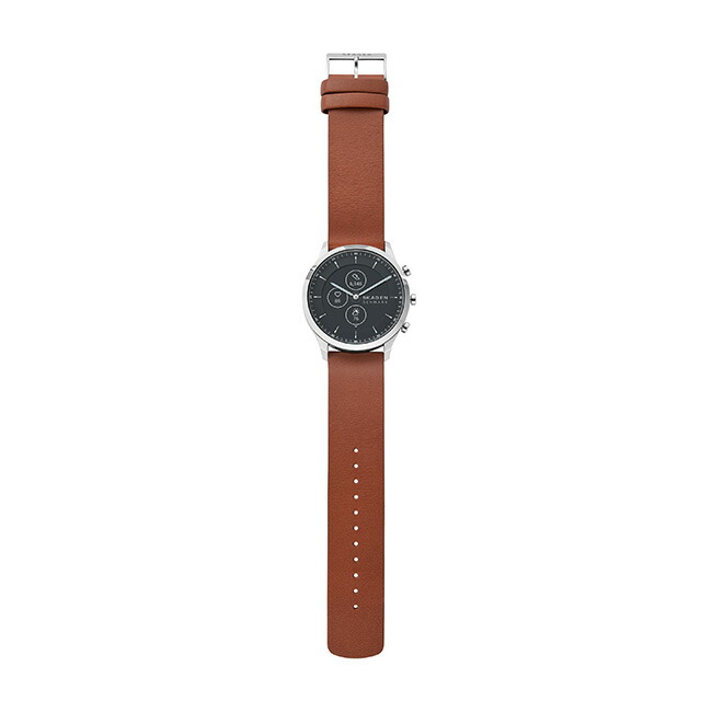 スカーゲン ヨーン SKT3000 ブラウンレザー メンズ レディース 腕時計