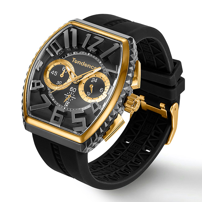 テンデンス ピラミッド TY860005 ブラック メンズ レディース 腕時計