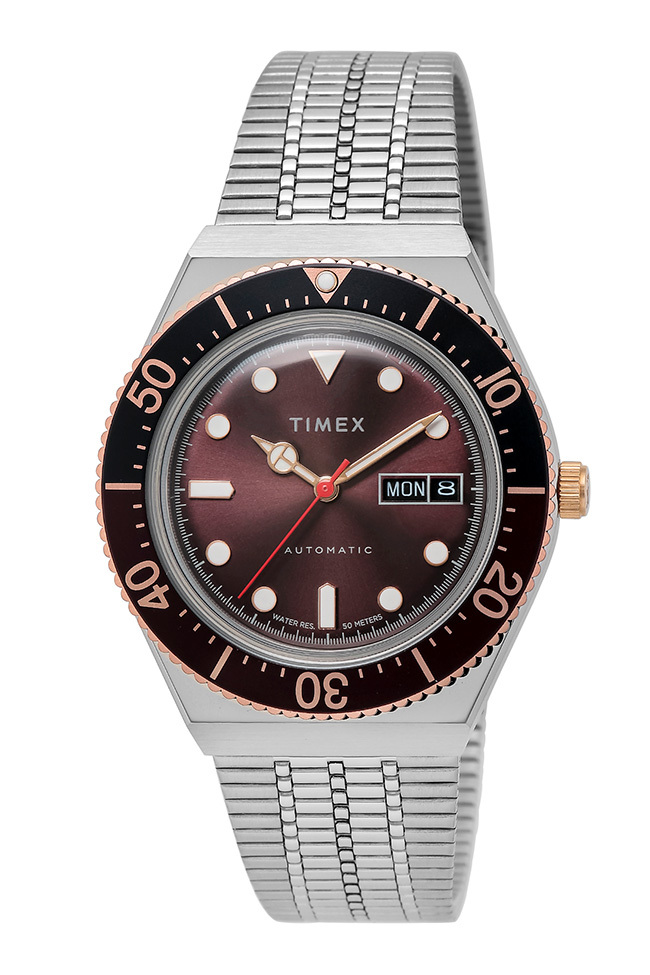 タイメックス M79 TW2U96900 ブラウン/シルバー メンズ 腕時計