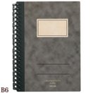 ノート ノートブック オープンリングノート B6 B6サイズ 文房具 文具 オフィス 事務用品 学校 クラシカル オシャレ リヒトラブ 