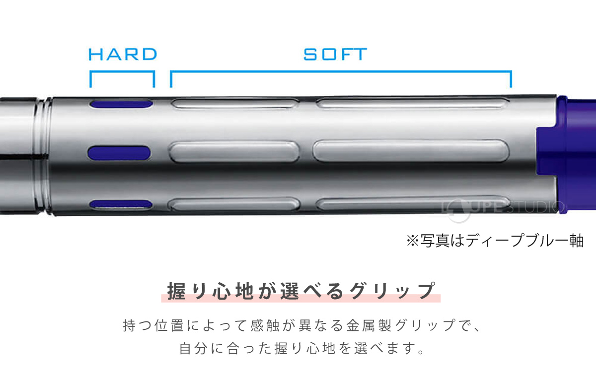 握り心地が選べるグリップ 