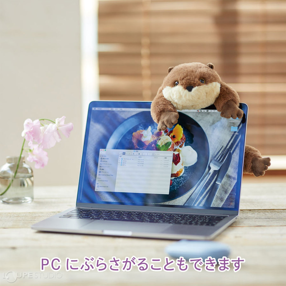 PCにぶらさがることもできます 