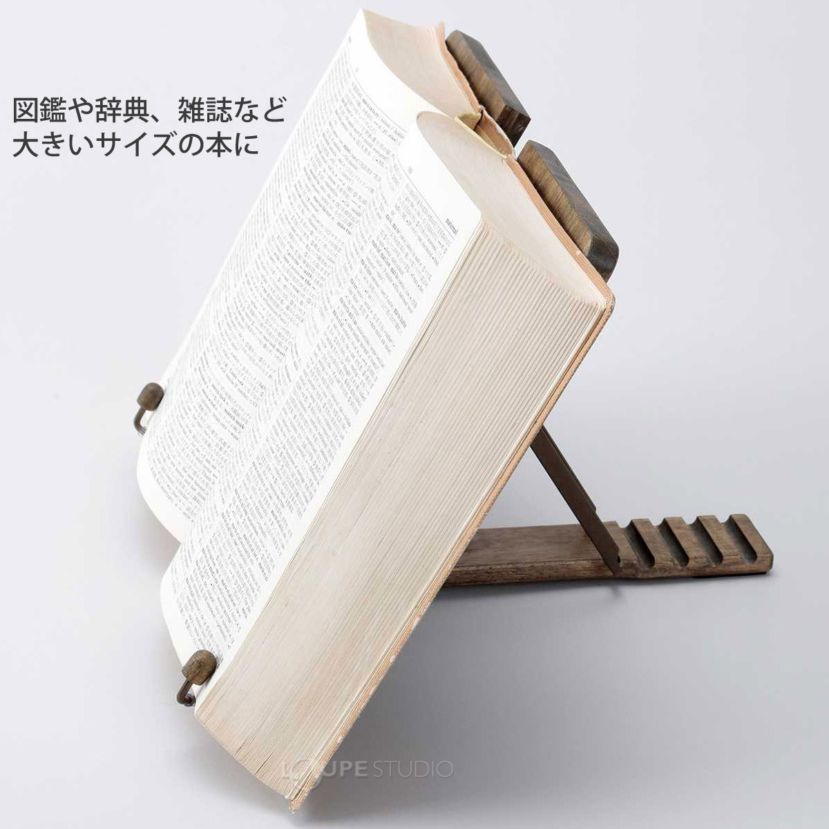 図鑑や辞典、雑誌など大きいサイズの本に 