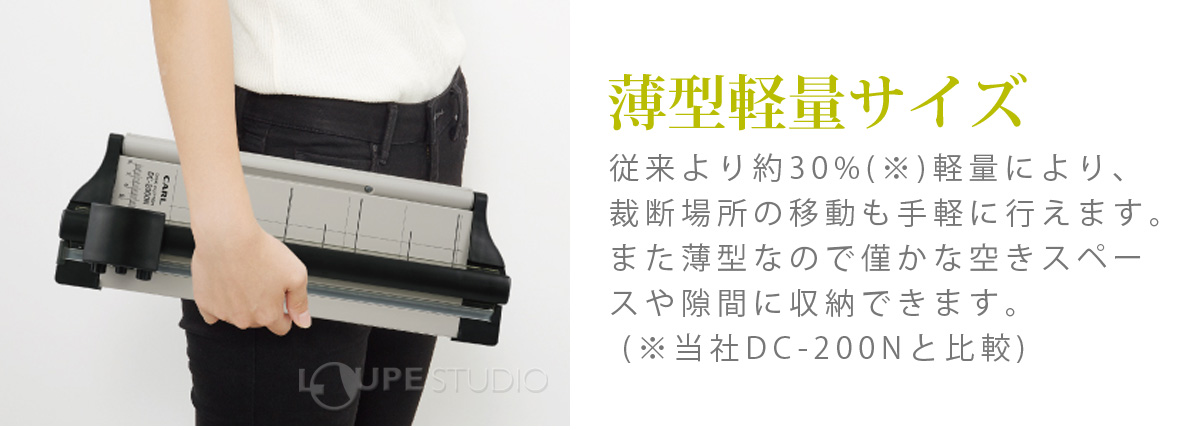 薄型軽量サイズ