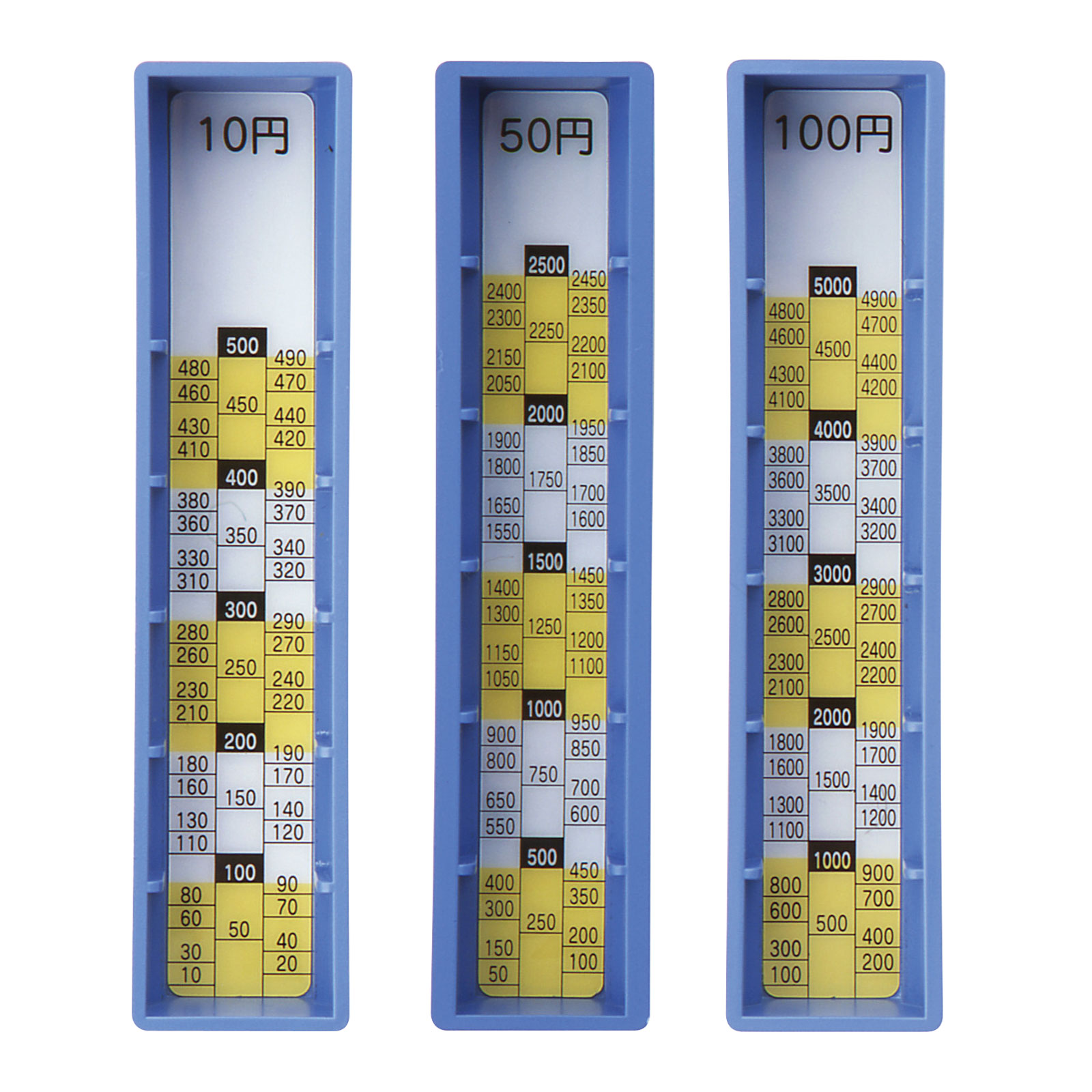 カール事務器 差し替えコインボックス コインレジ 10円用 50円用 100円用 現金 管理 収納 目盛り表示 見やすい お釣り 金庫 フリマ イベント 販売会 日本製