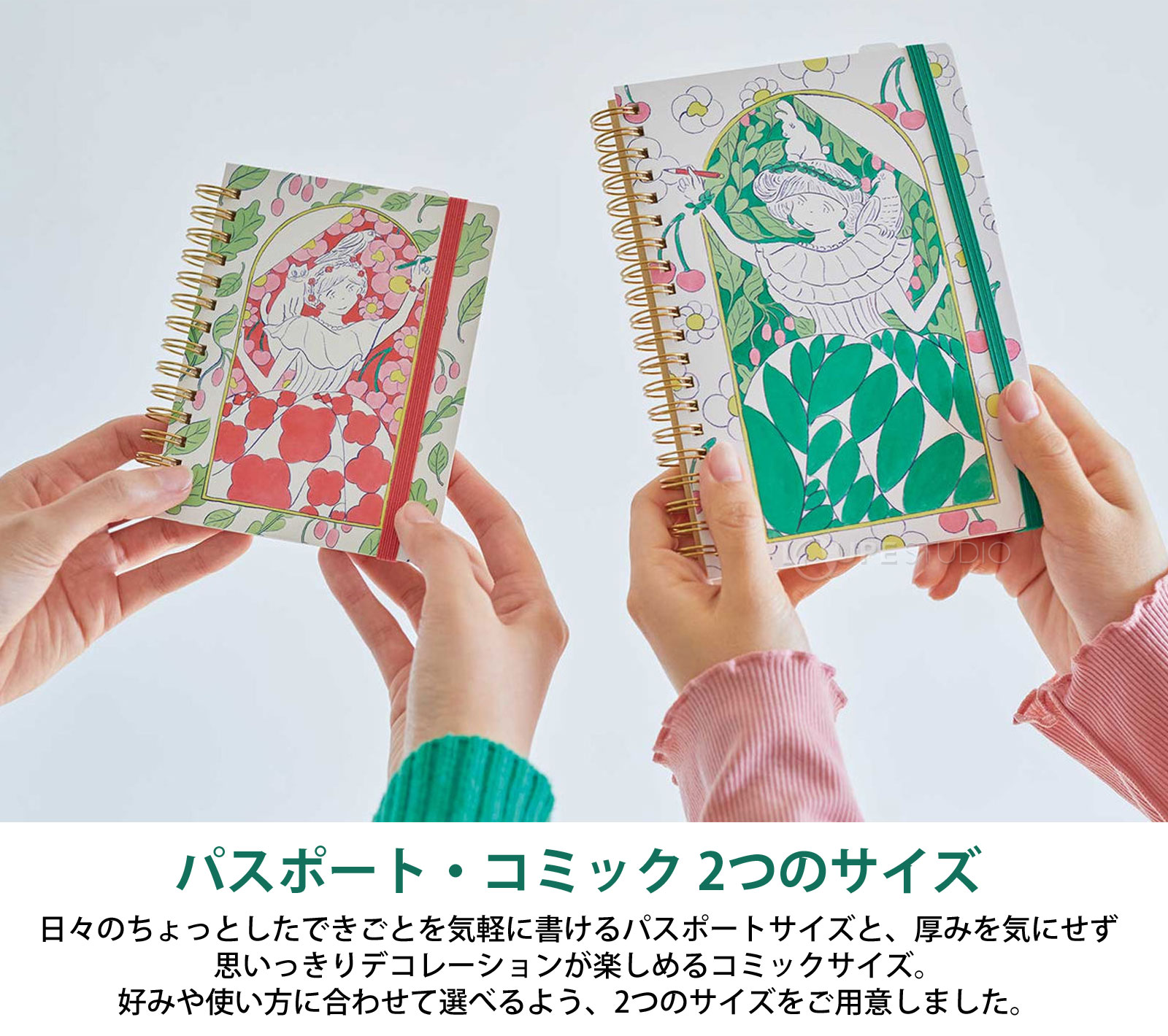 パスポート・コミック 2つのサイズ 