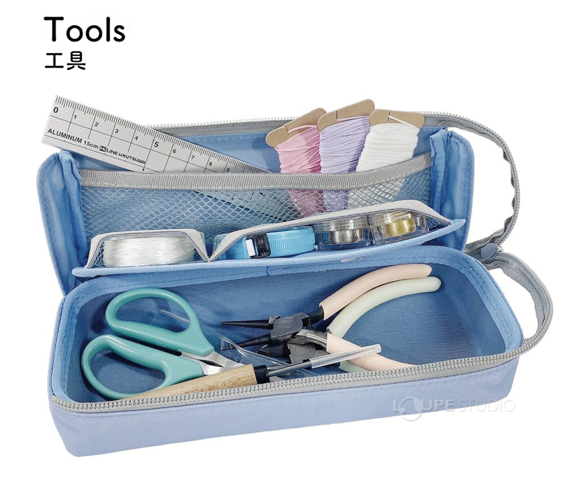 形・サイズがバラバラな小物をすっきり収納!