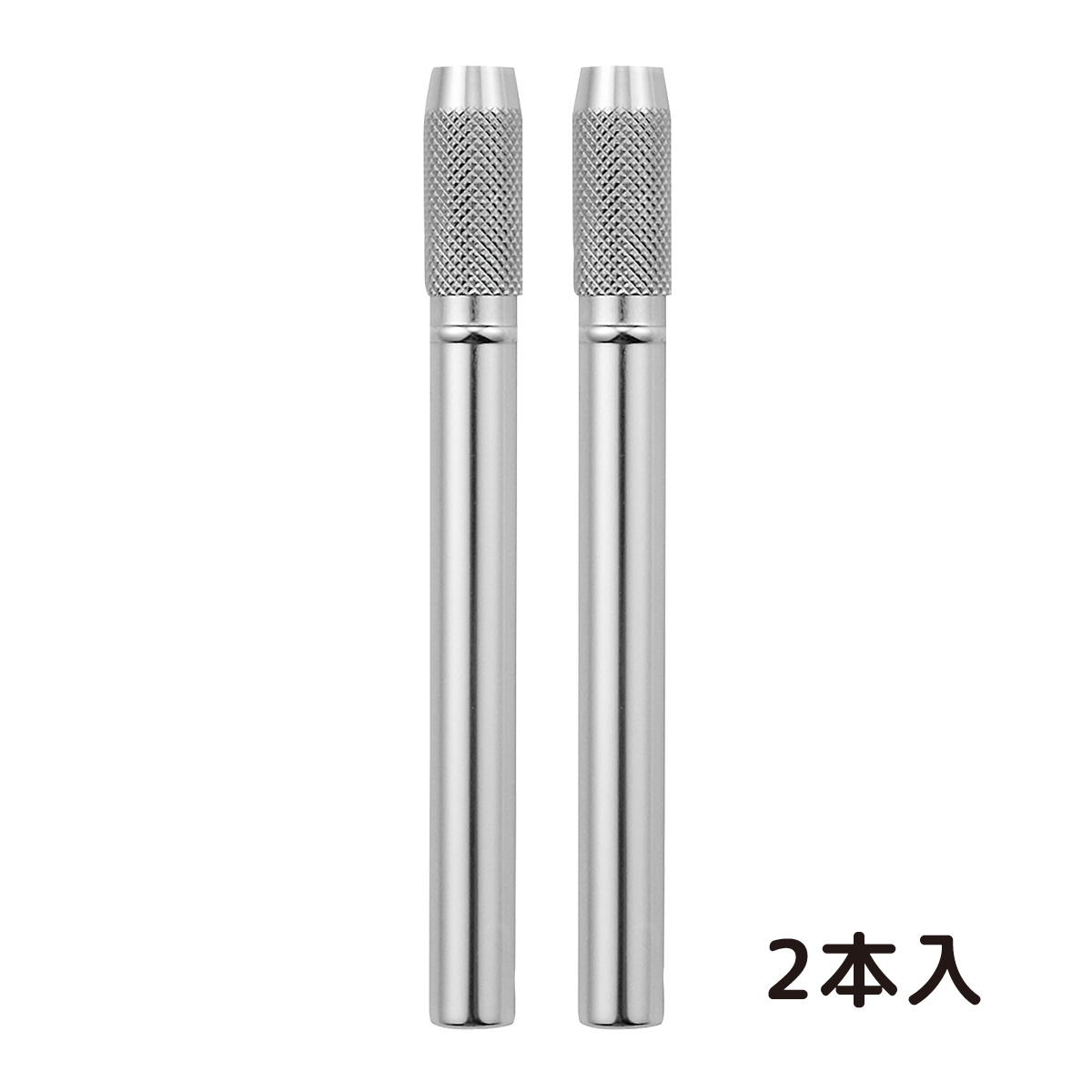 クツワ 補助軸 鉛筆ホルダー えんぴつ グリップ 持ちやすい 文具 小学生 学校 子供 入学 アルミ製 クツワ 短い鉛筆 エコ シルバー