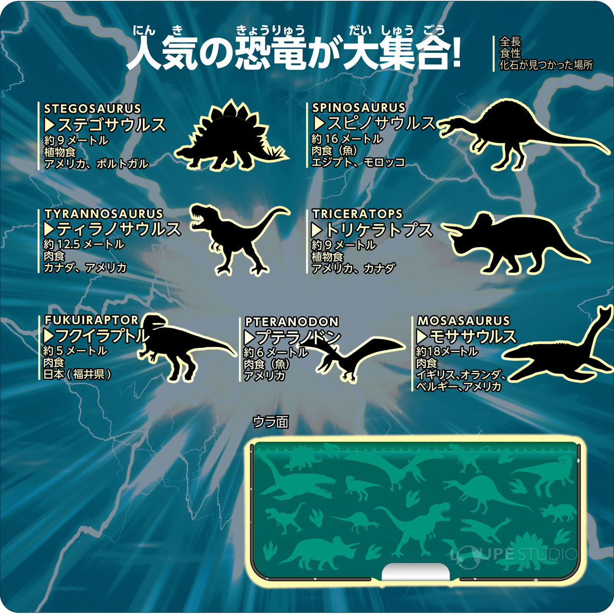 ランドセルのすきまにぴったり 