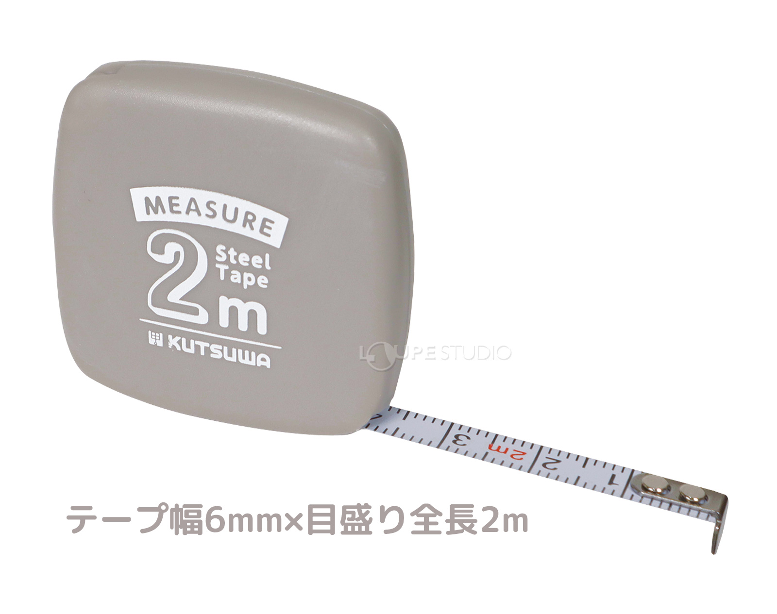 テープ幅6mm×目盛り全長2m 